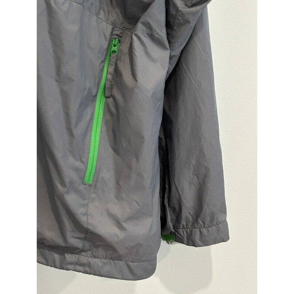 K-Way Acurx'14 Thin Shell Nylon Windbreaker Jacket Packable Lined Tech Gray 1X - Picture 3 of 15